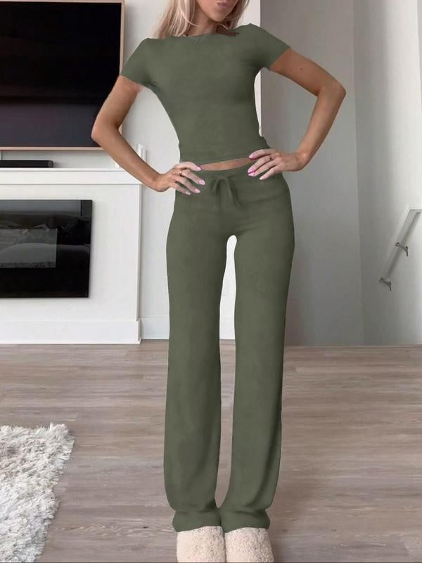 Women's Yoga Sportswear Set 2-Piece Workout Outfit