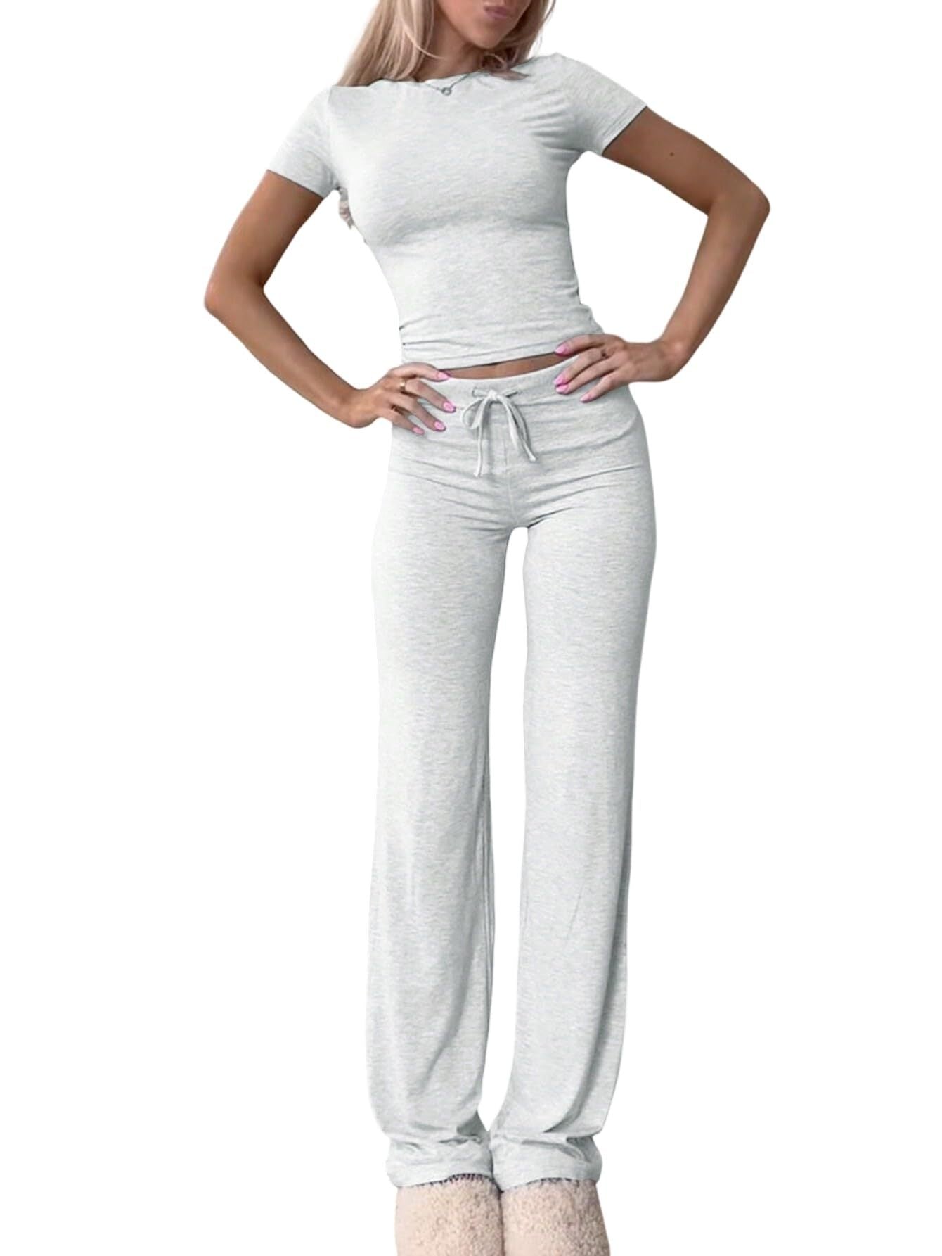 Women's Yoga Sportswear Set 2-Piece Workout Outfit