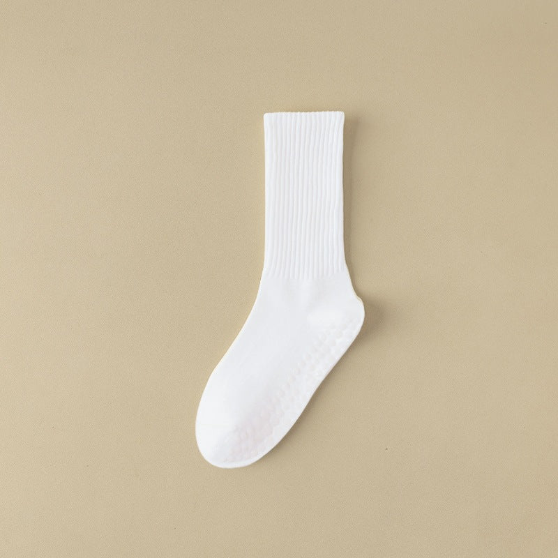 Women's Mid-Calf Yoga Socks Non-Slip Breathable Grip Socks for Pilates & Fitness