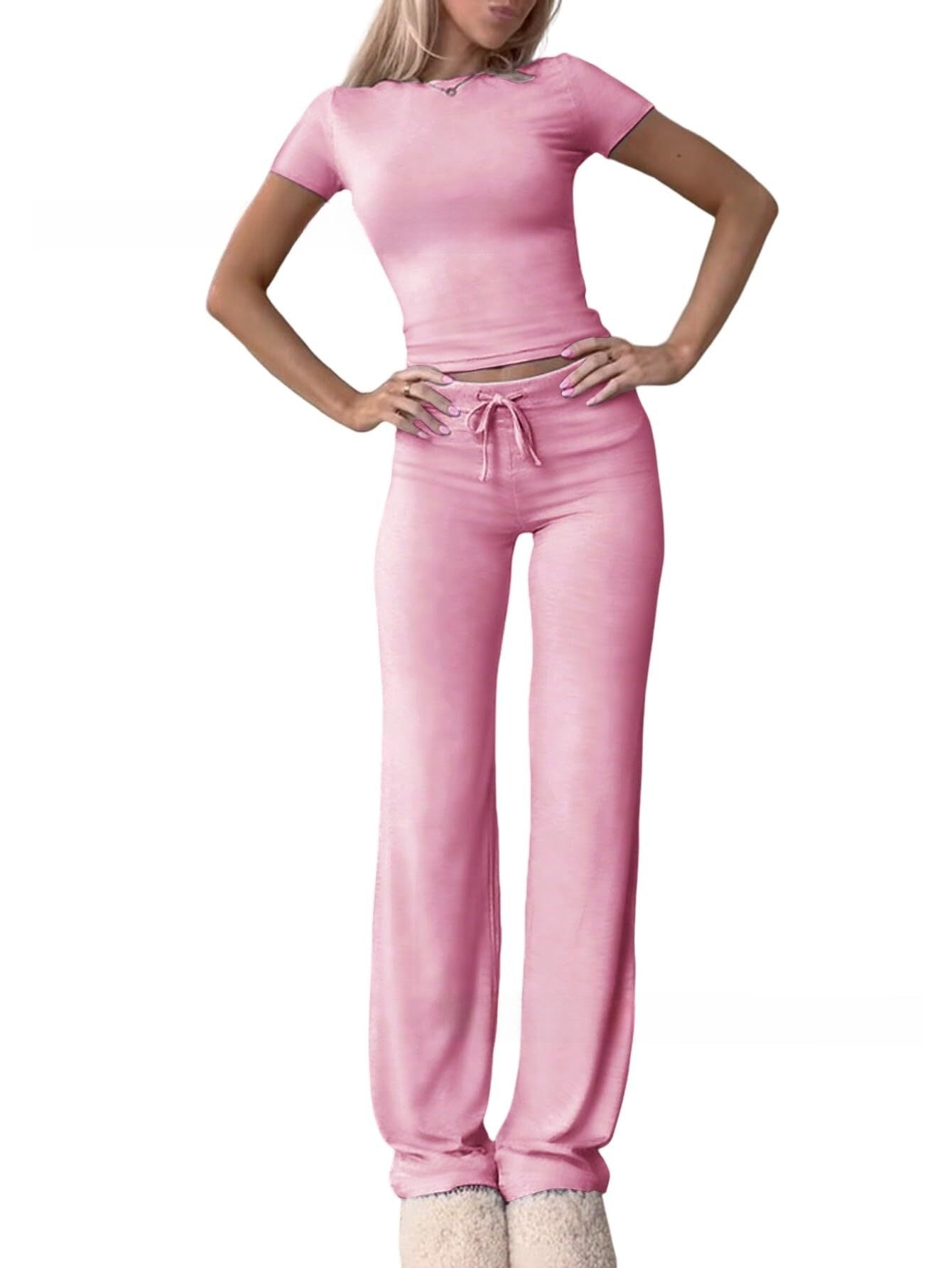 Women's Yoga Sportswear Set 2-Piece Workout Outfit
