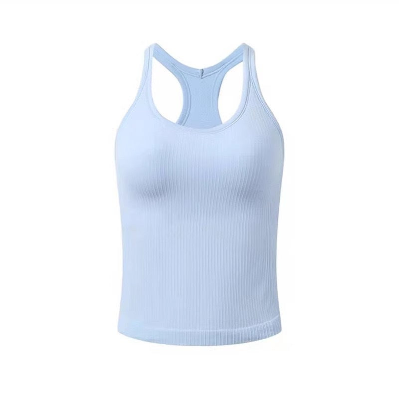 Women's Yoga Sports Vest Breathable Workout Tank for Outdoor & Gym