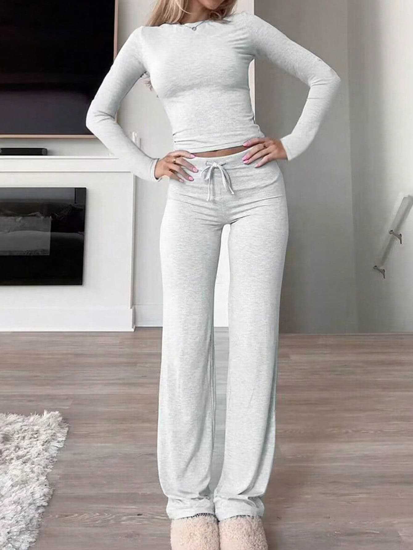 Women's Yoga Sportswear Set 2-Piece Workout Outfit